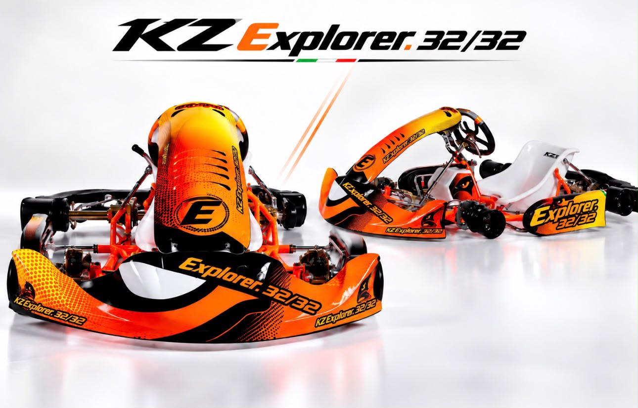 KZ CHASSIS mod.EXPLORER 2026 tube Ø32mm WHELLBASE 1045 CIK/FIA 015-CH-10 - NEW HOMOLOGATION 2025/27