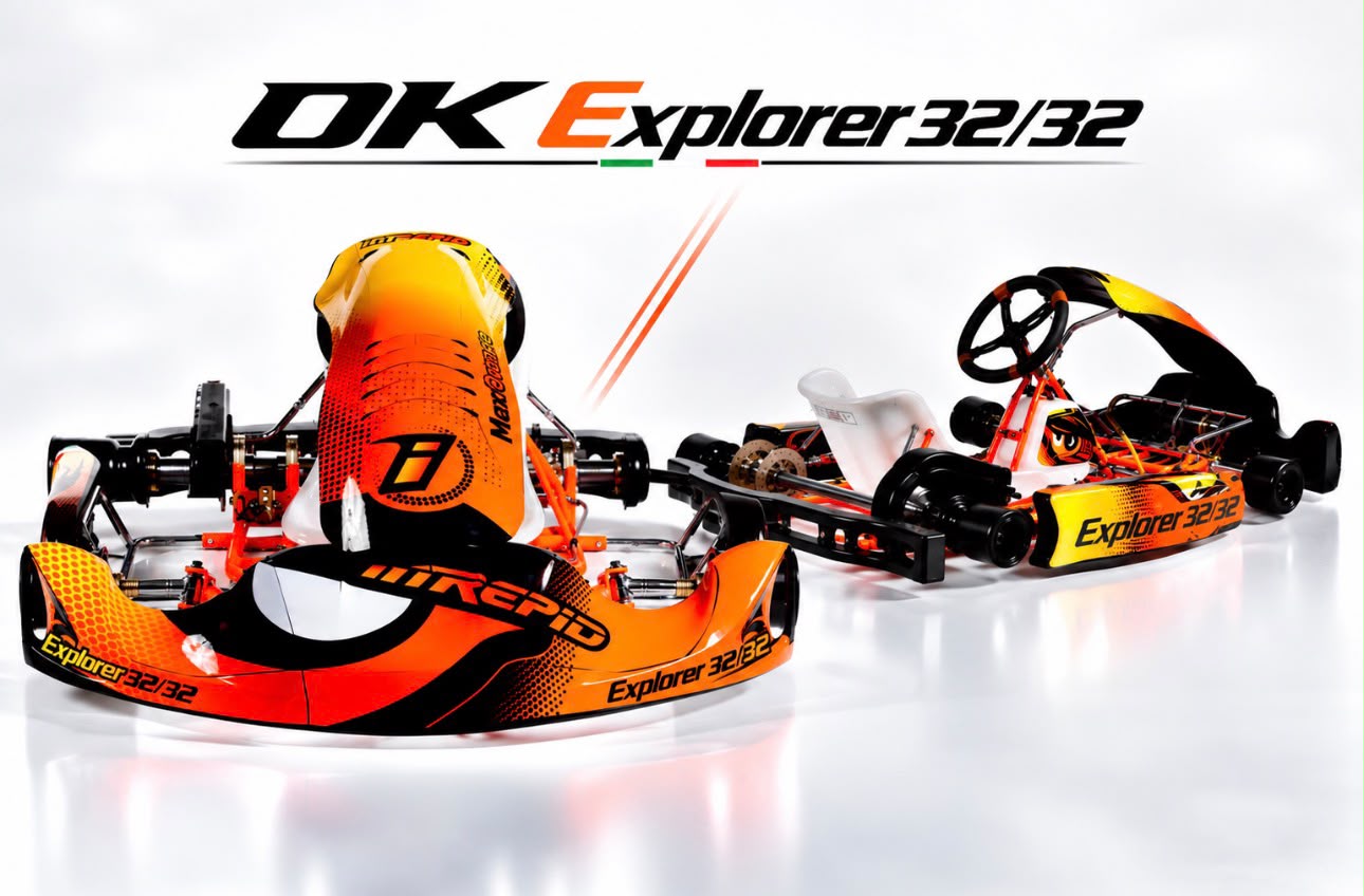 CHASSIS OK mod.EXPLORER 2026 tube Ø32mm WHELLBASE 1045 CIK/FIA 015-CH-10 - NEW HOMOLOGATION 2025/27