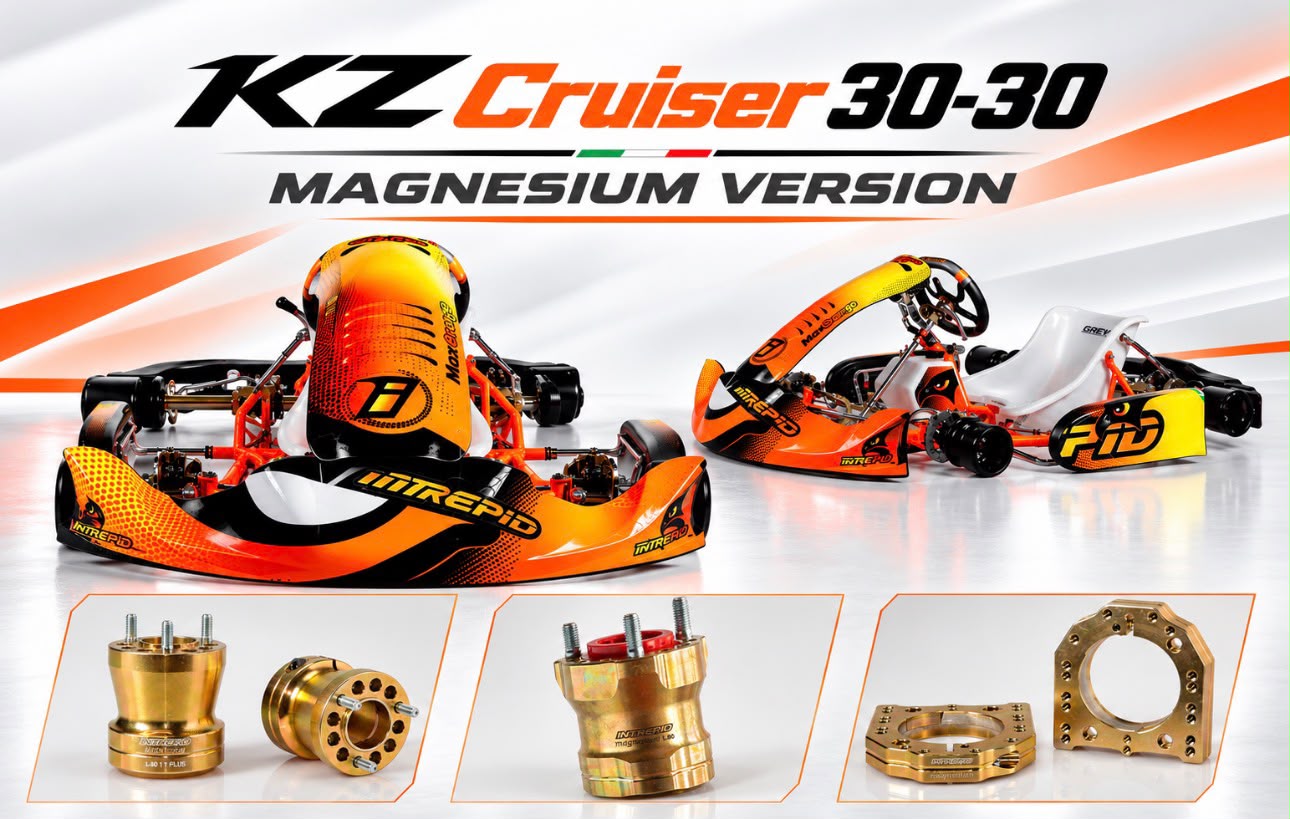 CHASSIS KZ mod.CRUISER MS3 tube Ø30mm wheelbase 1048mm CIK/FIA 015-CH-60 *** MAGNESIUM CONFIGURATION *** MOD. 2026