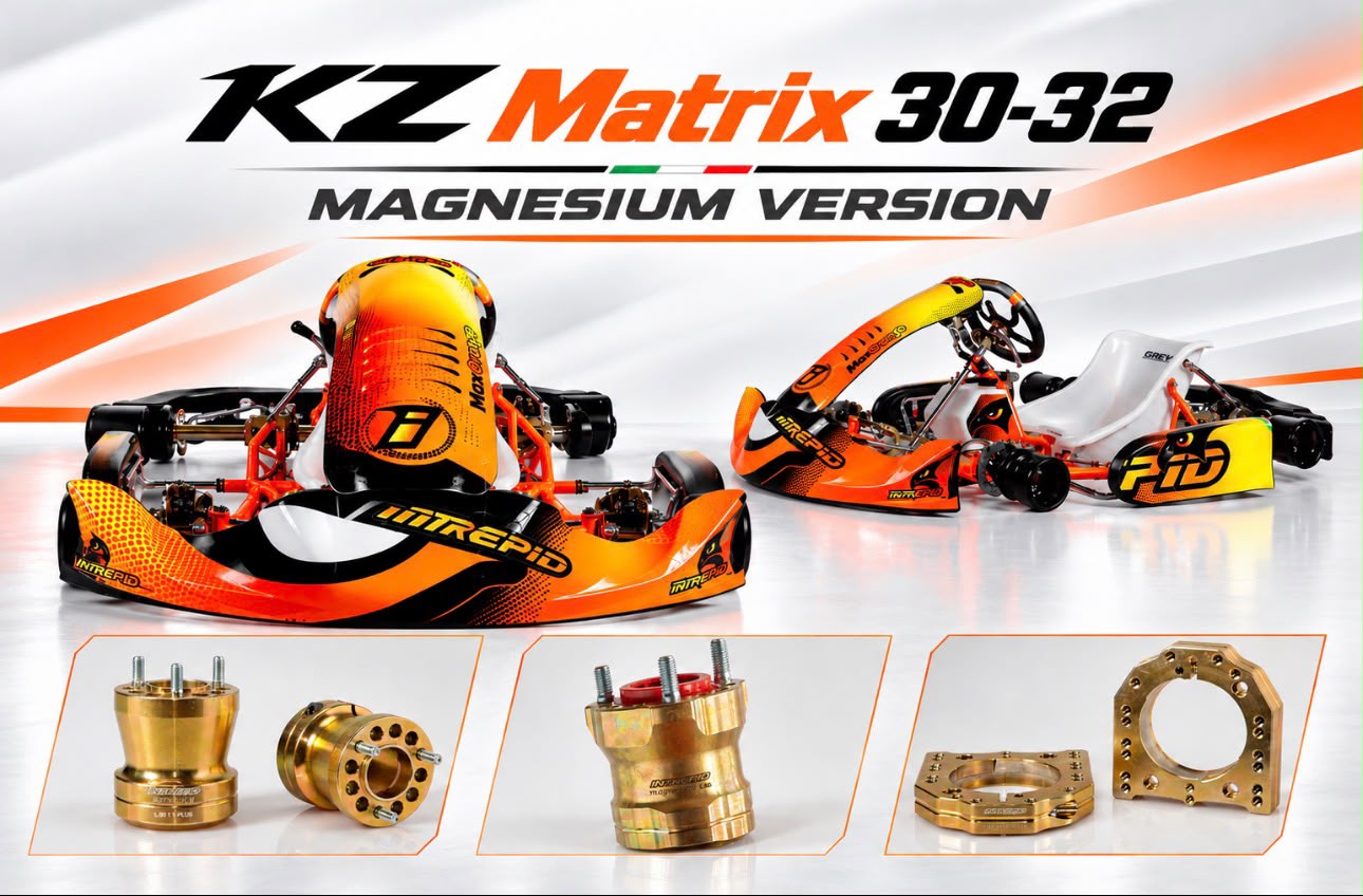 KZ CHASSIS mod.MATRIX tube Ø30-32mm wheelbase 1048mm CIK/FIA 015-CH-65 *** MAGNESIUM CONFIGURATION*** MOD. 2026