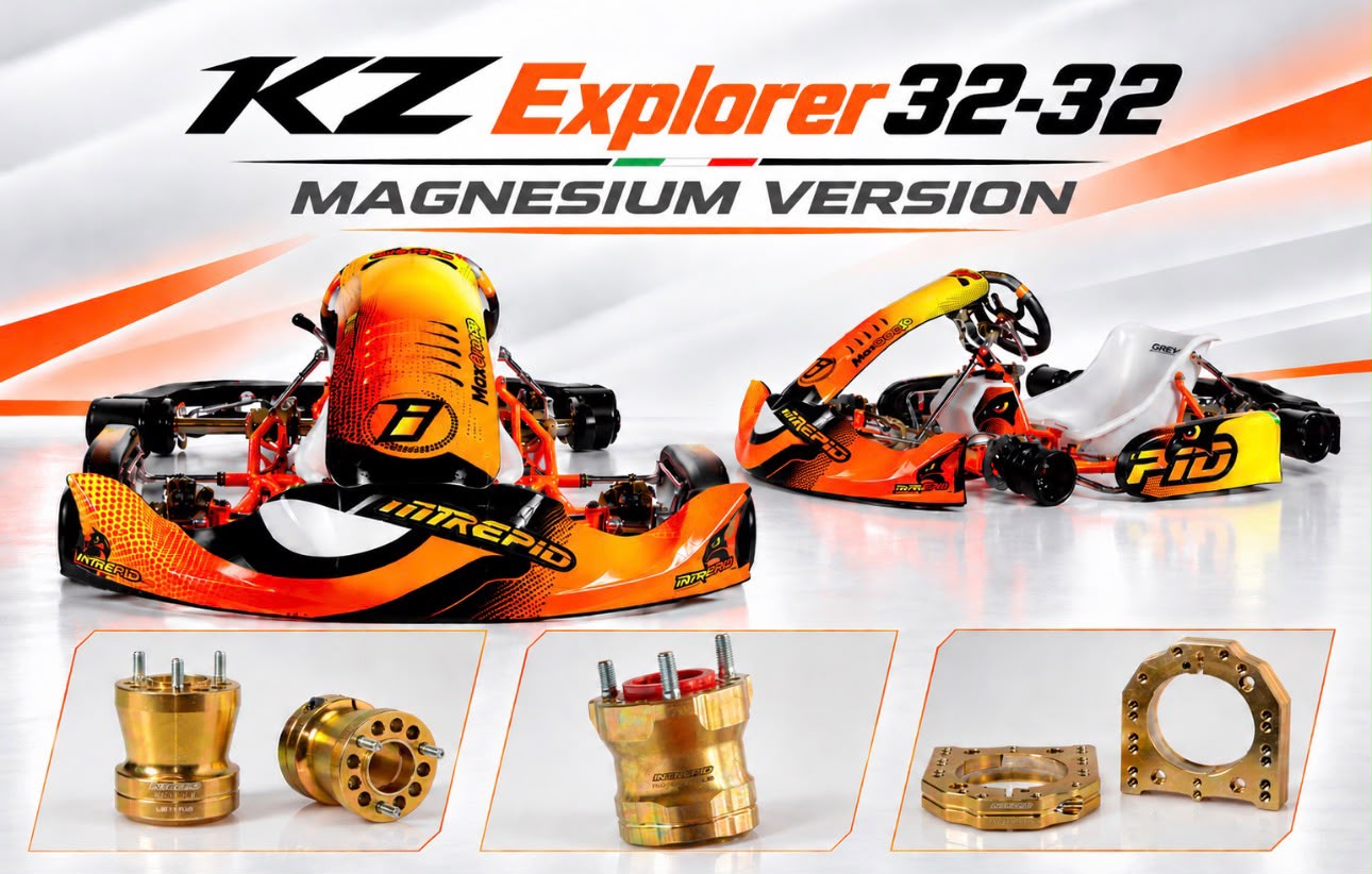 KZ CHASSIS mod.EXPLORER tube Ø32mm WHELLBASE CIK/FIA 015-CH-10 *** MAGNESIUM CONFIGURATION*** MOD.2026
